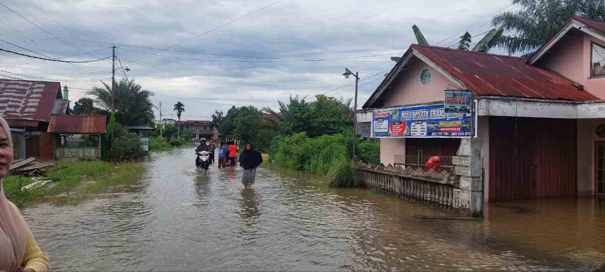Ratusan Rumah di Pematang Reba Terendam Banjir setelah Hujan Deras Berlangsung Tujuh Jam