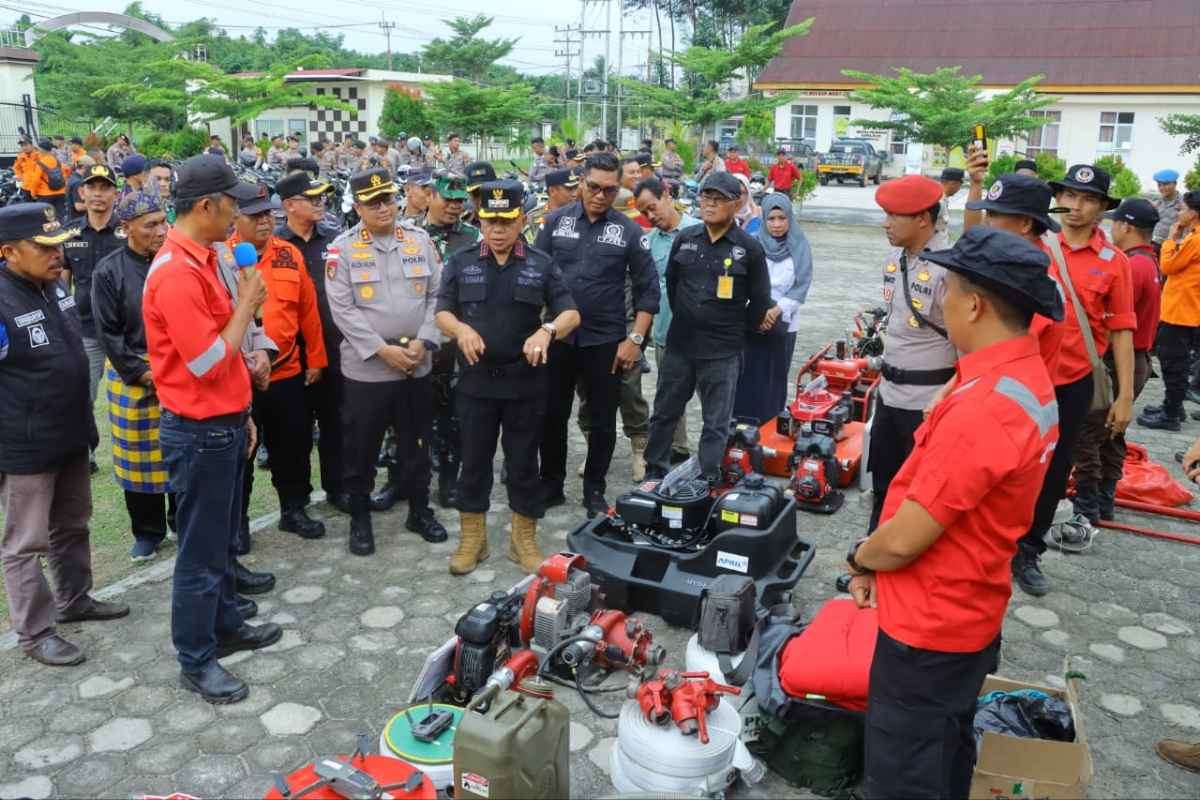 Kapolres Meranti Tekankan Kesiapsiagaan Hadapi Ancaman Kekeringan, Super El Nino Jadi Perhatian Serius